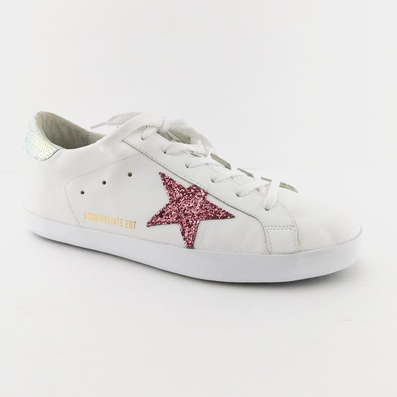 golden goose pink sneakers